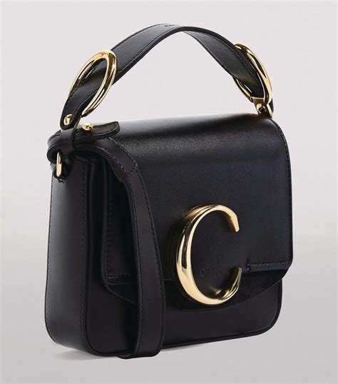 chloe black handbags|chloe bag black leather.